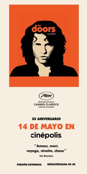 Ven y disfruta la versión extendida del aniversario de The Doors en Cinepolis