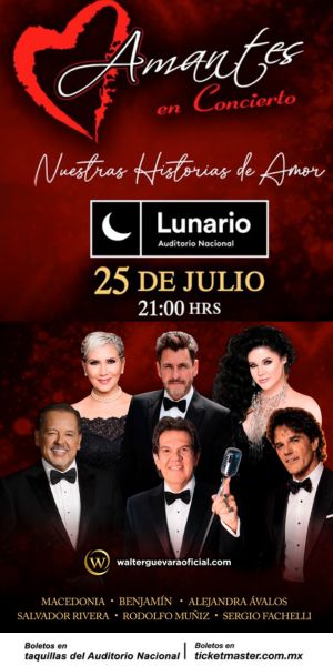 Disfruta de los amantes en concierto lunario del auditorio nacional