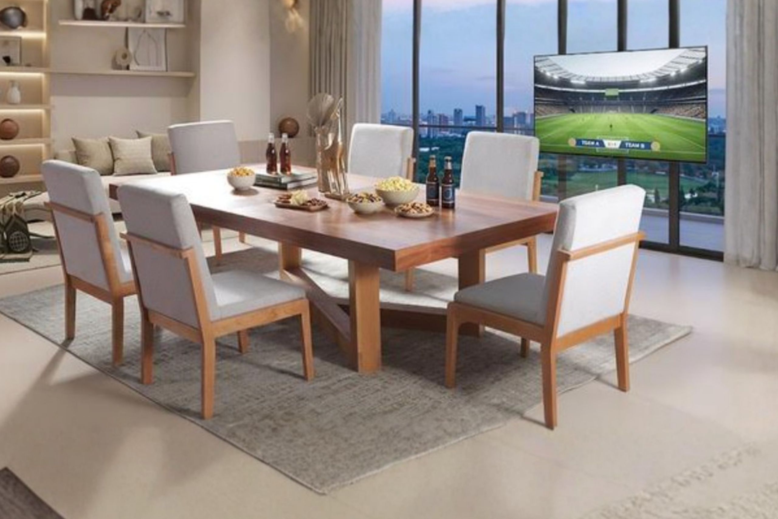 El comedor Zeus es ideal para pasar un rato familiar, analizar jugadas y disfrutar del ambiente