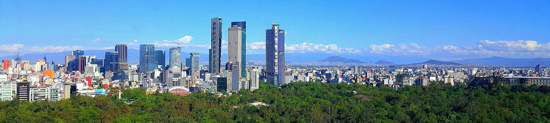 Panorama de Paseo de la Reforma en Ciudad de México