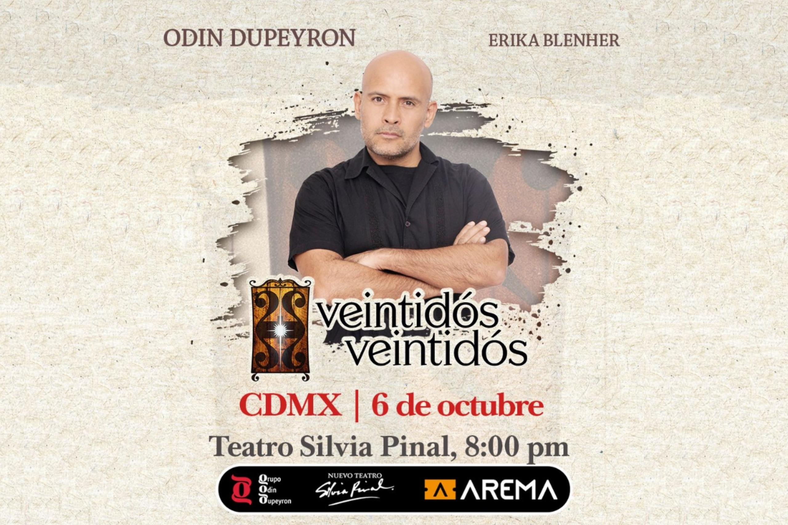 Odin Dupeyron en el Silvia Pinal el 6 de octubre